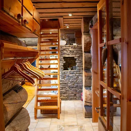 Шале Cozy Log With A View Of Ruka