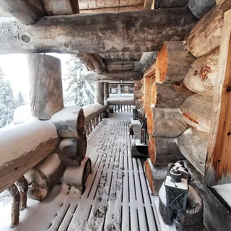 Шале Cozy Log With A View Of Ruka